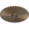 Ekena Millwork Shakuras Ceiling Medallion (For Canopies up to 5 3/4"), Hand-Painted Warm Silver, 33 7/8"OD x 2"P CM34SHWSS - alternate 4